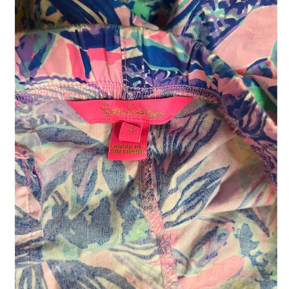 Lilly Pulitzer 5” Ocean View small Pull On Shorts Lilac Rose Just A Lil Jelly - Picture 2 of 6
